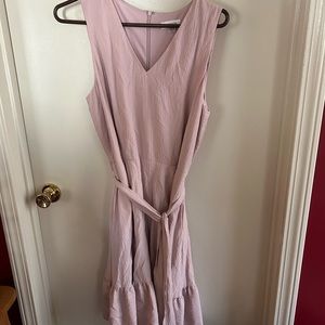 Calvin Klein light pink midi dress